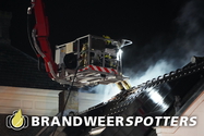 Schoorsteenbrand (middel brand) Hoofdstraat in Sprang-Capelle (+Video)