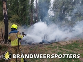 Nacontrole na brand Blauwe Hoefsweg in Klundert