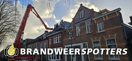 Schoorsteenbrand Voorstraat in Klundert