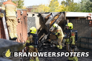 Brand bijgebouw De Volmolen in Goirle (+Video)