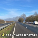 Industriebrand (grote brand) Protonweg in Roosendaal