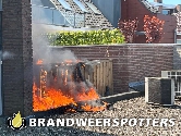 Appartement in brand (middel brand) Leijsenhoek in Oosterhout