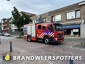 Brand gerucht Stationsstraat in Rijen