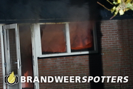 Keuken in brand (middel brand) Eerste Schoor in Goirle (+Video)