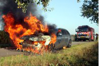 Autobrand Rieskampenweg Vught