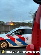 Boerderij in brand Lage Aard in Molenschot