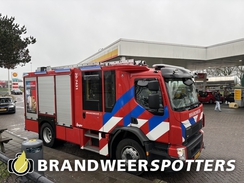 Meting koolmonoxide Tankstation Shell A58 R BST A58 Re - Molenheide in Gilze