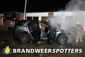 Autobrand Den Bulk Burgemeester Krollaan in Gilze