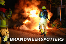 Autobrand Pater van den Elsenplein in Tilburg (+ Video)
