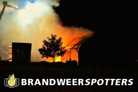 Melding (zeer grote brand)  BR bijgebouw Noordlangeweg in WILLEMSTAD