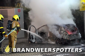 Autobrand Marga Klompeweg in Tilburg (+ Video)