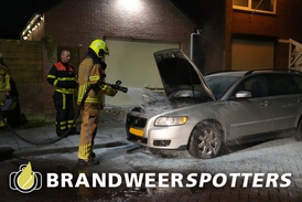 Autobrand Brabantpark in Rijen