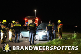 Autobrand Landbouwweg in OOSTEIND