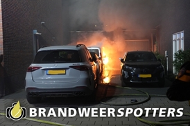 Woningbrand (grote brand) Prins Clausstraat in Oosterhout