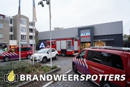 Melding Ongeval (Aantref. milieu gev.stof) Supermarkt Aldi Hoofdstraat in Rijen