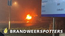 Autobrand Tuinbouwweg in Made