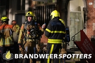 Brand gebouw (middel brand) (museum) Museum de Roos Markt in Geertruidenberg