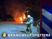 Voertuig in brand Heusdenhoutsestraat Lage Kant in Breda