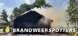 Brand bijgebouw (middel brand) Stelvenseweg in Made