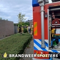 Buitenbrand Anton van Duinkerkenstraat in Raamsdonksveer