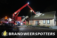 Schoorsteenbrand Rijensestraatweg in Dongen