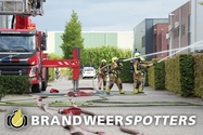Industriebrand (grote brand) Brieltjenspolder in Made