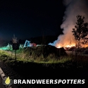 Bermbrand Lage Oldersdijk in Giessen
