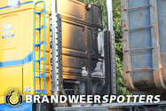 Vrachtwagen in brand Afrit A59 Li - Made 32 96,5 c in Den Hout