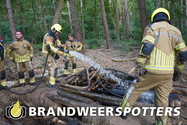 Buitenbrand Jos Bedeauxpad in Goirle