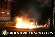 Autobrand Beukenlaan in Bergen op Zoom