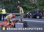 Ongeval (Soort THV: Zware THV) Tankstation Esso A27r Kalix Berna 9.2 A27 Re 9,3 in Oosterhout