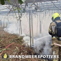 Boerderij in brand Vaartweg in 's Gravenmoer