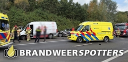 Ongeval (Middel hulpverlening) (Soort THV: Zware THV) A4 Re 232,2 in Halsteren
