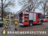 Brand gerucht Romboutsstraat in Made