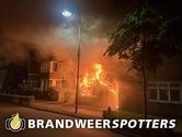 Woningbrand (grote brand) Hoofdstraat in Rijen