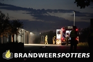 Gebouw in brand Ridderstraat in Gilze