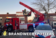 Schoorsteenbrand Dr. Poelsstraat in Oosterhout