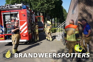 Brand bijgebouw Molenstraat in Goirle (+ Video)