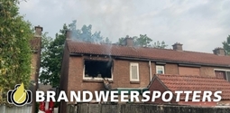 Woningbrand (middel brand) Lorentzstraat in Roosendaal