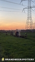 Elektrakast in brand Kloosterweg in Geertruidenberg