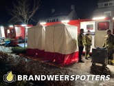 Woningbrand (middel brand) Burgemeester Bardoelstraat in Moergestel