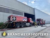Industriebrand (middel brand) Gooikensdam in Oosterhout