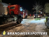 Woningbrand (middel brand) Burgemeester Bardoelstraat in Moergestel
