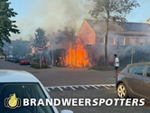 Woningbrand (middel brand) Lorentzlaan in Oosterhout