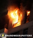 Appartement in brand (grote brand) Koning Willem-Alexanderlaan in Oosterhout