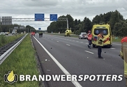 Melding Ongeval wegvervoer (Soort THV: Zware THV) A17 Re 0,4 in Moerdijk