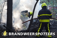 Bosbrand Kalbergseweg in Oosterhout