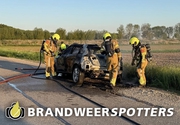 Autobrand Koekoekweg in Drimmelen