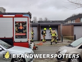 Brand bijgebouw Ingenhovenlaan in Tilburg