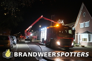 Schoorsteenbrand Rijensestraatweg in Dongen